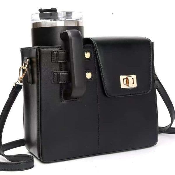 Totebag Shoulder Portable Beverage Bottle And Universal Large Insulated Bag lti-Color Single-Shoulder Crossbody Water Cup Bag ROSE NOIRE Y260515 Y260515