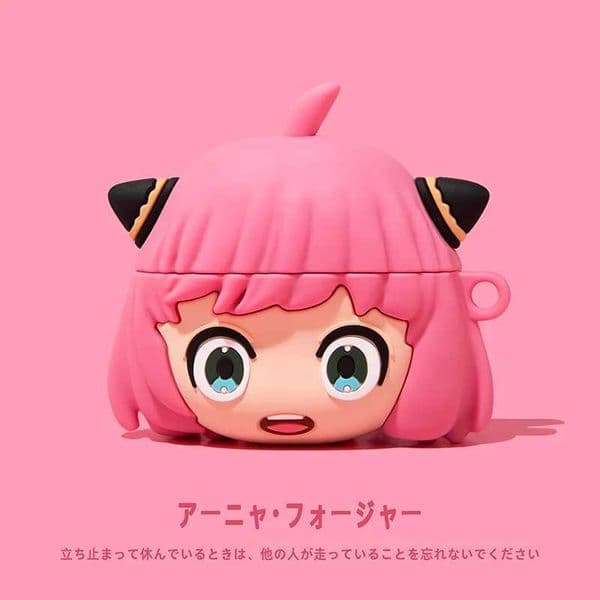 Japanese Cartoon Anime Anya Earphone Case for AirPods 4 2024 Silicone Wireless Heapdhone Cover for AirPods Pro 3 for Airpods 3 2 LL260428