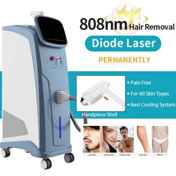 DHgate Best Quality 808nm Diode Laser Hair Removal Permanent Hair Removal Machine For Beauty Spa Use303