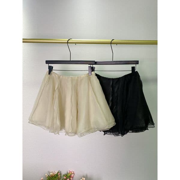 Sweet Ballet Style 2026 New Mesh Patchwork Skirt, Unique Youthful Design, Fluffy Short A-line Skirt