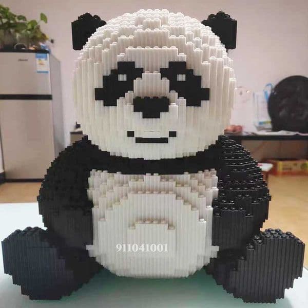 7822pcs Creative DIY Assemable Animal Cute Panda Mini Diamond Building Blocks Educational Boy Toys For Children 3D Model Bricks L260428