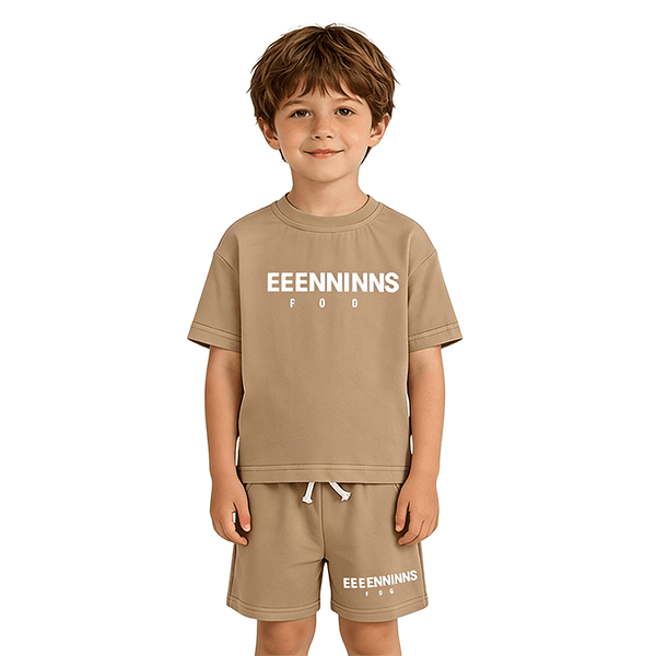 Kids Designer Clothes Set Pure Cotton Summer Fashion Short Sleeve Tracksuits Baby Boy Girl Sports Suit Outdoor 2 Piece Sets Children Luxury T Shirt DSD2603044