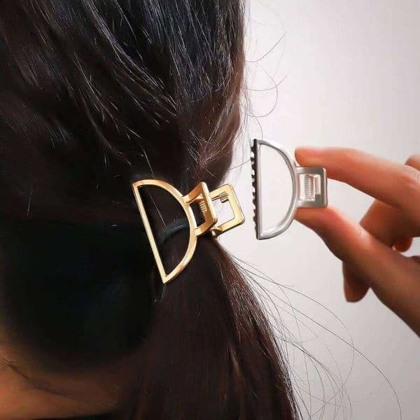 High ponytail grip fastener, head accessory, small shark clip for women's back of the head, anti-collapse clip, hair