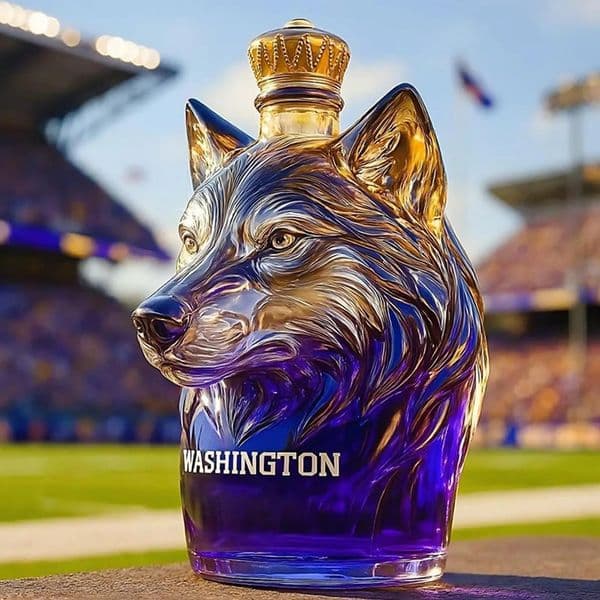 Dog Head Whiskey Decanter Bottle Artistic Leak Proof Spirit Dispenser For Bourbon Vodka Unique Home Bar Decor Conversation 260427