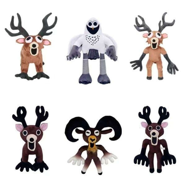 The Forest Deer Plush Toy, Cute Game Peripheral Stuffed Doll Soft Plush for Decoration & Gift