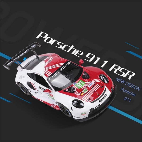 124 higher than the United States Porsche 911 RSR racing simulation alloy car model collection ornament L260428
