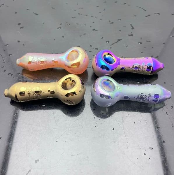 Smoking Pipes glass oil burner pipe glass bongs glass bowl Classic Colorful Printed Thick Glass Pipe
