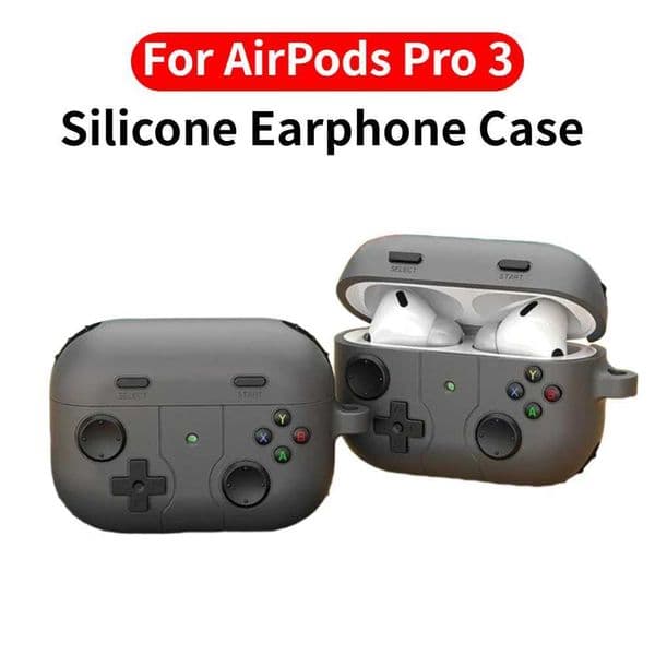 For Airpods Pro3 2025 Case Soft Silicone Classic 3D Gamepad Cover Headphones Protective Case For Airpods Pro 3 Shell LL260428