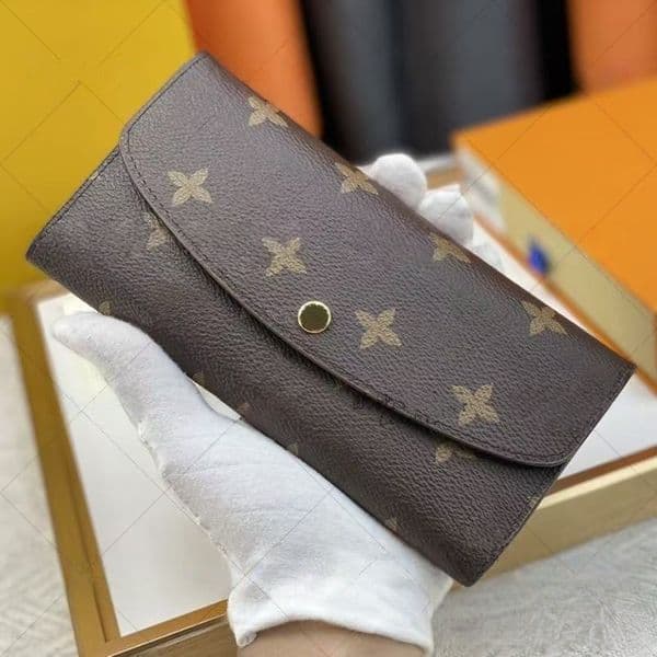 Luxurys Designers wallet fashion Leather Folding Wallet Cute Coin Purse Women Credit Card Holder Women leather bags Classic Letters wallets coin Purse 60136