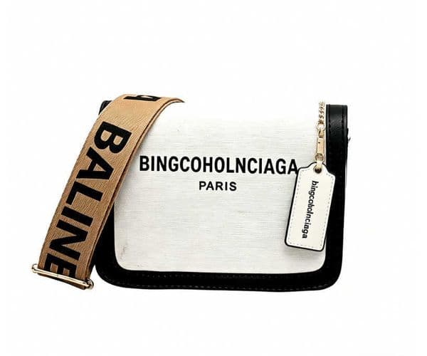 Bingcoholnciaga Small Bag Women 2026 New Fashion Fashion Chichoney Broad Band Cross Body Bag T260428