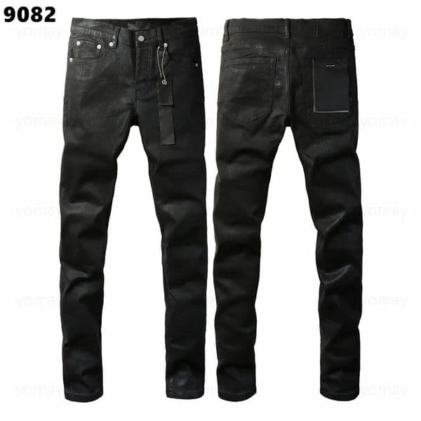 Purple Jeans Designer Jeans Man Womens Mens Jeans Black Pants High-end Quality Straight Design Retro Streetwear Casual Sweatpants Designer Jeans for Woman QWW