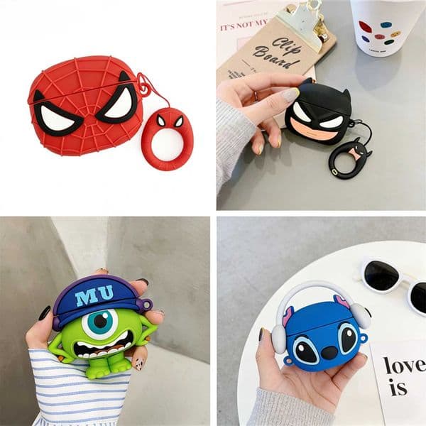 Cartoon Stitch Batman Earphone Case for AirPods Pro3 Pro Pro2 Wireless Bluetooth Headset Soft TPU Protective Cover For Airpods 4 LL260428