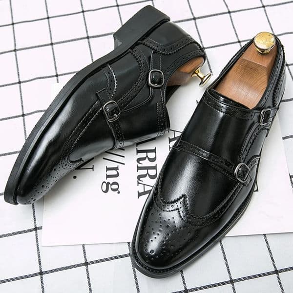 Classic Dress Shoes Men Trend Casual Business Office Leather Shoes For Men Large Size 48 Social Party Formal Brogues Shoes Male 260427