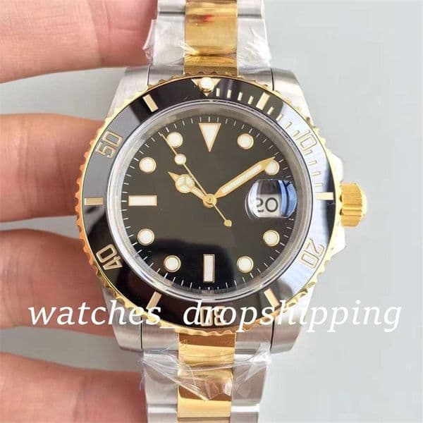 BPF Mens Watch Ceramic Bezel Men's Automatic Mechanical 2813 Movement 116610 Sport 116619 BP Factory Dive 116613 904L Steel Eta Classic Wristwatches