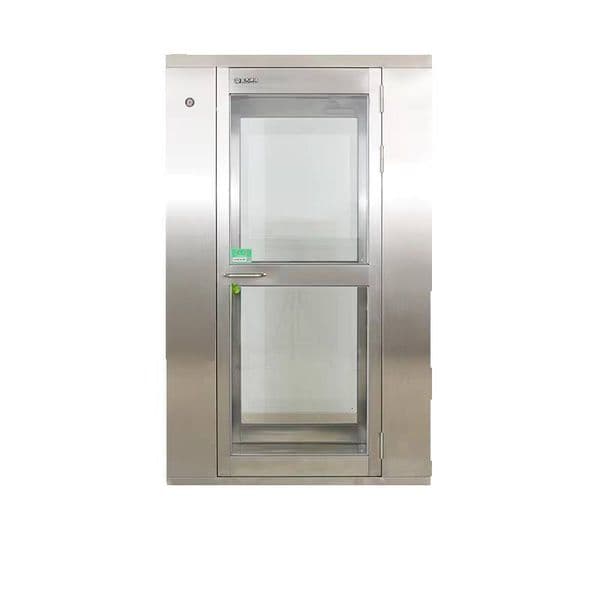 Jinda 201/304 stainless steel double-person, dual-blow, multi-person air shower room, dust-free workshop, voice-activated automatic door