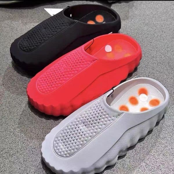 Designer Mind 001 Slide Slides Mind001 Slippers Soft Rubber Tech Comfortable Sandals Mules Clog Black Red Bone Light Smoke Grey Men Women Summer Shoes