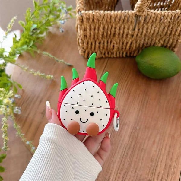 Kawaii cartoon fruit model headphone cover for AirPods 4 cute cover AirPods Pro 2 4 AirPods 3 2 1 earphone charging case cover LL260428