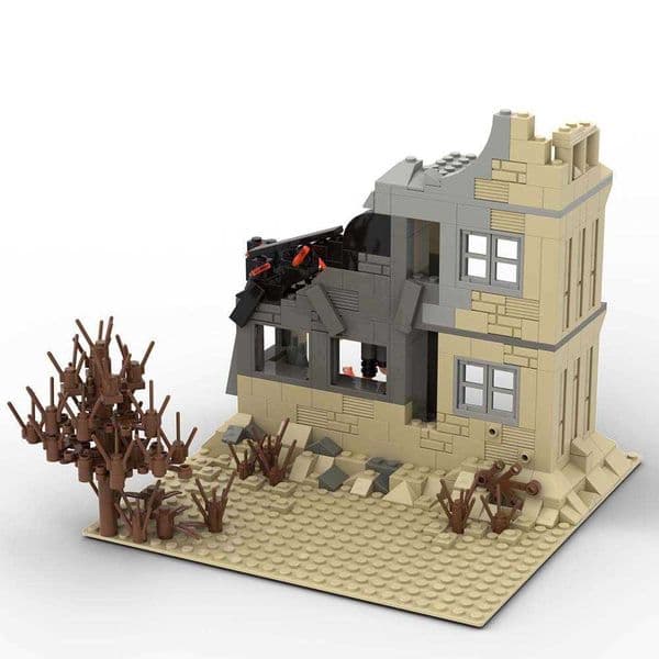 Building block toys 6 small particles 8 assembly compatible with military conflict scenes collages building decorations bagged L260428 L260428