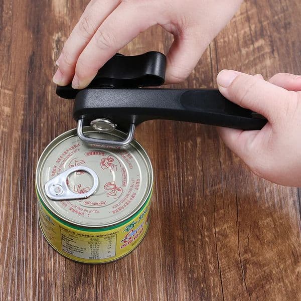 1pc Plastic Professional Kitchen Tool Safety Hand-actuated Can Opener Side Cut Easy Grip Manual Opener Knife for Cans Lid 260427