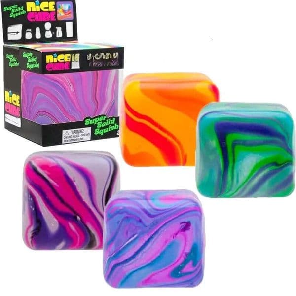 Needoh Ripple Decompression Ice Cube Fidget Toys Squeeze Anti-stress Sensory Toy Pinch For Kids Adults