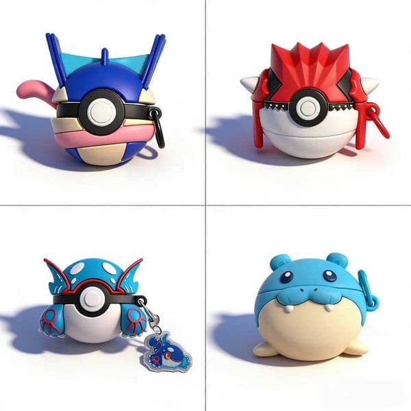 Pretty Anime Holiday Gift For Spheal Waterproof Cartoon Cute For Airpods Pro3Pro2432 Anti-drop Shockproof Earphone Case LL260428