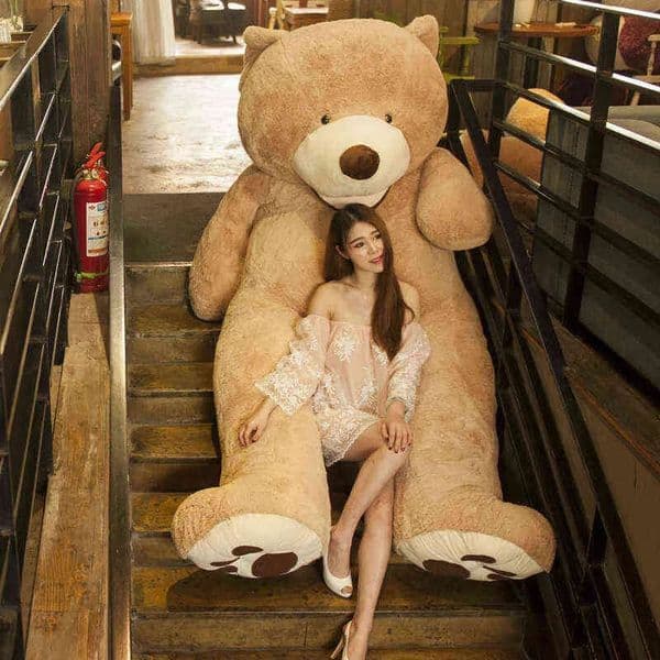2026 New New 100Cm-200Cm America Giant Plush Toys Soft Teddy Bear Skin Ular Birthday & Valentine's Gifts For Girls Kid's Toy R231128 Free Shipping Toy