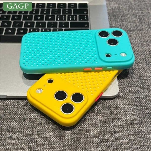 Breathable Soft Silicone Color collision button Phone Case For iPhone 17 Pro Max Air 17E 16 15 14 Plus 13 12 11 7 8 XS TPU Cover Q260428