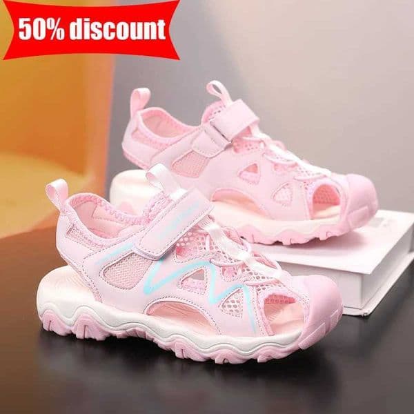 Children Sandals Girls Fashion Comfortable Summer Beach Shoes Outdoor Anti Slip Wear-resistant Walking Sandals Sports Shoes BoysT260428