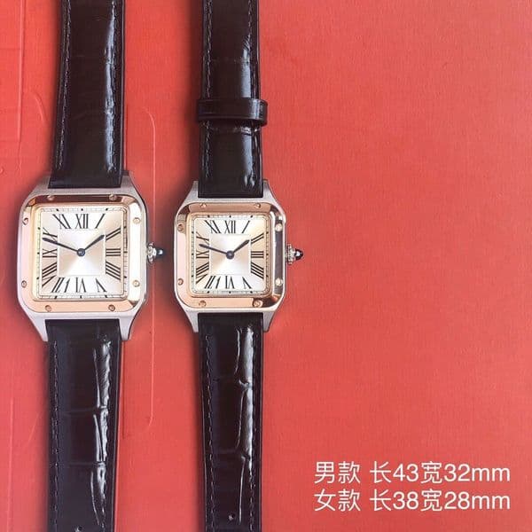 New square-shaped watch - 2026 Simple and fashionable ladies' leather strap watch - Elegant and versatile women's watch