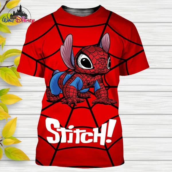Bestseller Lilo & Men Women Short Sleeve Style 3D Print T Shirt Summer Casual Streetwear Tee Tops Cartoon Ddmysat