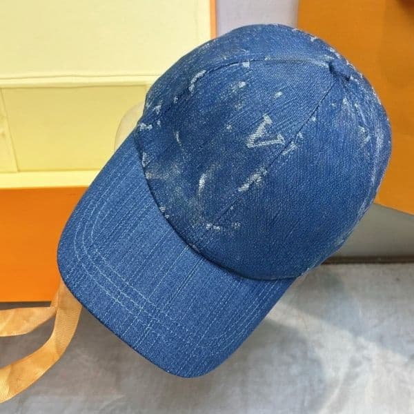 Baseball Cap Retro Monogram Jacquard Baseball Cap Adjustable Buckle Unisex Casual Fashion Sun Hat for Women Men Street Style