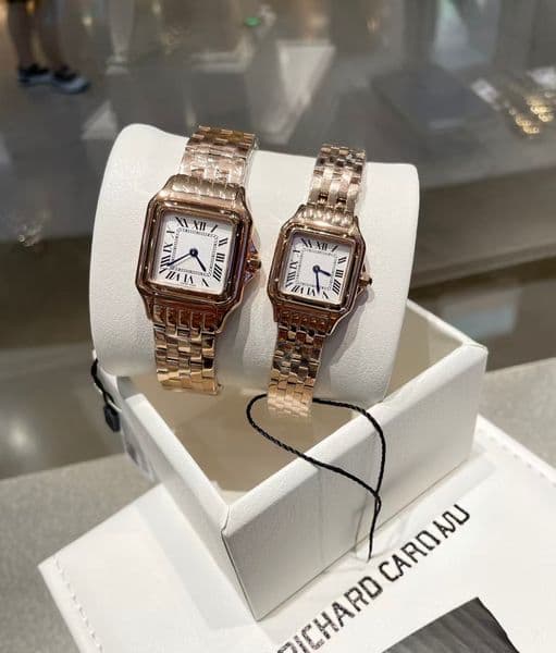women men Watch gold sliver watch Original Swiss quartz movement, 316L stainless steel case, 100% waterproof to a depth of 100 meters watches for women wedding gift