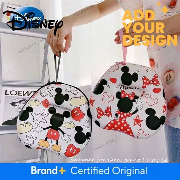 Designer Disney Cartoon Disney Headphone Case For Airpods Max Portable Smart Earphone Cover Storage Bag Travel Box For Airpods Max With Zipper Luxury