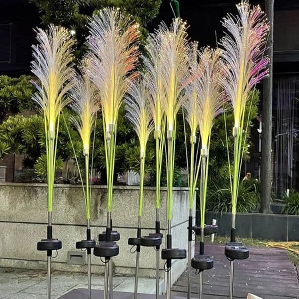 LED Solar Garden Reed Lamp Outdoor Waterproof Lawn Light Yard Christmas Decoration Path Lighting Decor Power 260429