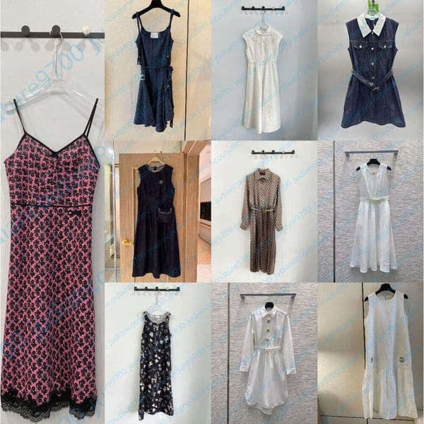 Dresses for woman designer elegant Fashion dress Classic Brand logo Luxury Decoration High Quality Beach Vacation Daily Clothing for woman dresses Summer SML