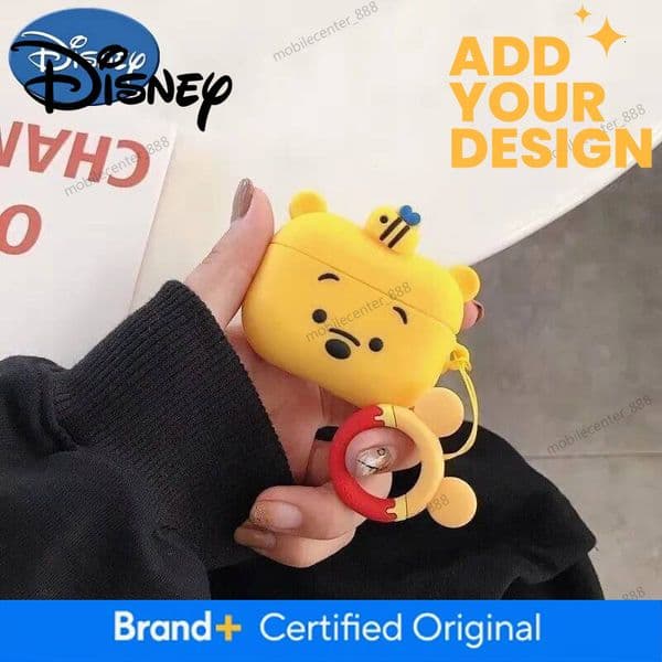 Designer Disney Disney Cartoon Cute Winnie The Pooh Silicone Cases For Airpods 1 2 3 Pro Protective Bluetooth Wireless Earphone Charging Cover Luxury