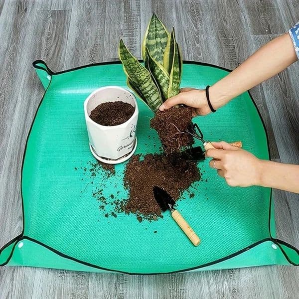 1pcs Planting Mat 50cm 100cmGardening Potting Pad Foldable Garden Plant Flower Pot Transplanting Waterproof Mats 260429