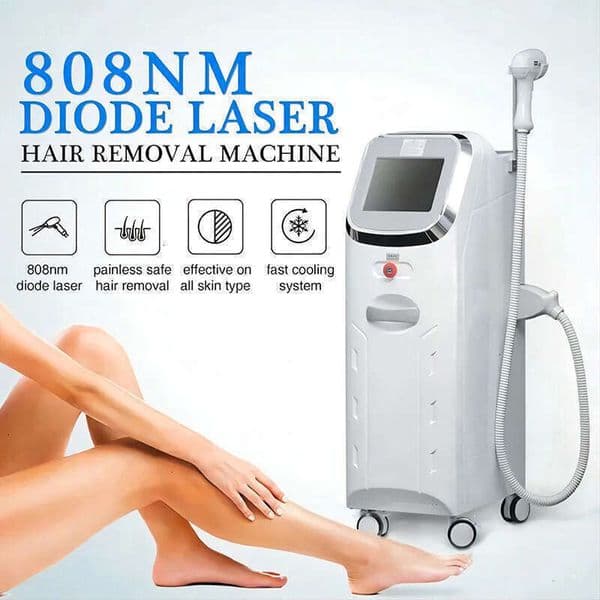 High Quality Painless Permanent Hair Removal Skin Whiting Beauty Salon Equipment 808Nm Diode Laser Hair Removal Machine