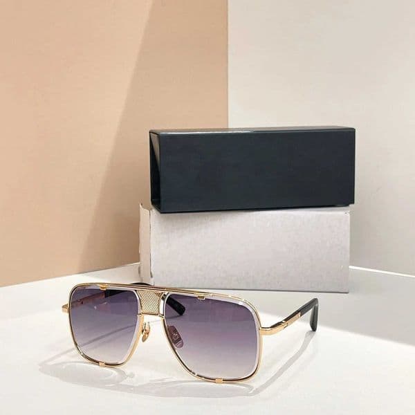 High Quality Sunglasses Fashion Classic Luxury Classic Fashion Outdoor MACH With Brand Box Premium Gradient Purple Lenses Men Women Sunglasses