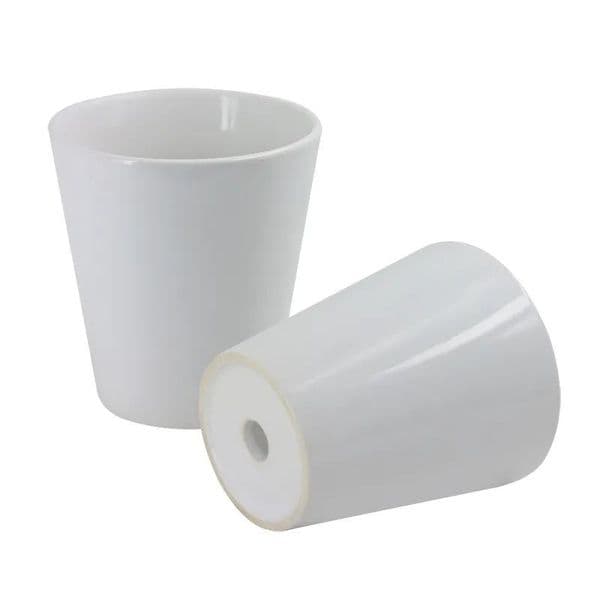 Pots 12Oz Sublimation Heat Flower Ceramic Press White Graden Gome Decoration Plant Pot 0614 ZZ Tax duty Free HJ