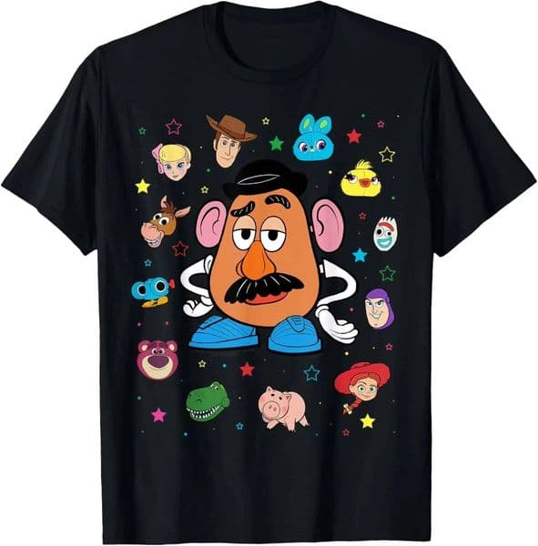 Bestseller Bestseller 2025 Mr. Potato Head Costume T-Shirt Tops Unisex Cotton Short Sleeve High Street Men Women Casual Fashion Streetwear Tee Ddmysat Ddmysat