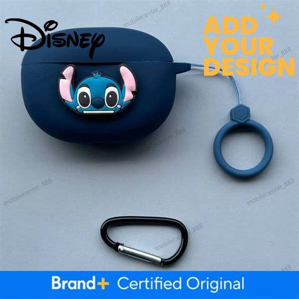 Designer Disney Cute Stitch Mickey Winnie Earphone Case For Oneplus Nord Buds 3 Pro Cover Protective Sleeve Sillione Soft Case With Keychain Luxury