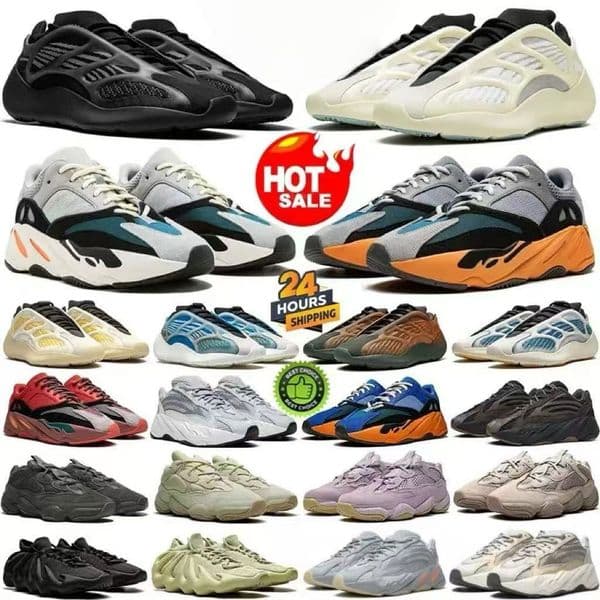 2026 designer 700 sneakers Running Shoes trainers for Solid Grey Red blue Wash Orange mens womens chaussure black 500 Outdoor Athletic Sports Sneaker 700 v3 sneakers
