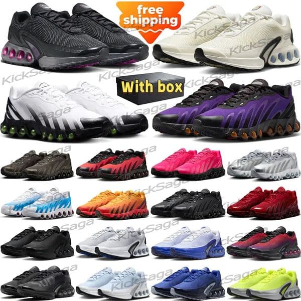 Top Quality Free Shipping Designer dnss dn dn8 dns Running Shoes for mens womens all night white metallic sliver chaussure zapatillas outdoor sports runner sneakers