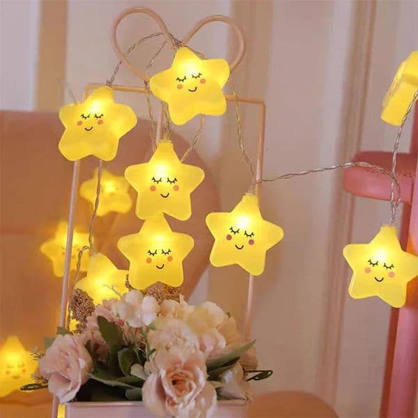 LED String Light USBBattery Powered Star Garland Lamp Living Room Outdoor Garden Camping Wedding Christmas Party Decoration 260429