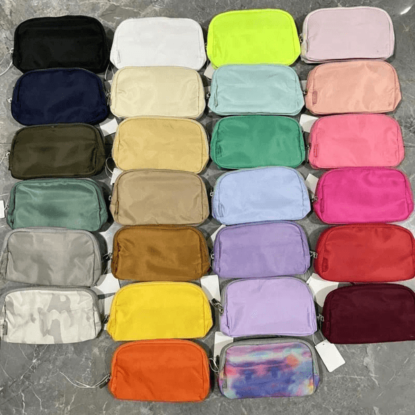 Designer Waterproof bag Yoga belt Women Men Waist Bag Gym Elastic Adjustable Strap Zipper Fanny pack bag Wristlet Wallet Dual Pouch Bags