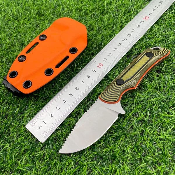 Model 15017 Hidden Canyon Hunter Fixed Blade Knife Drop Point Blade G10 Handle & K Sheath Tactical Hunting Outdoor Knife EDC