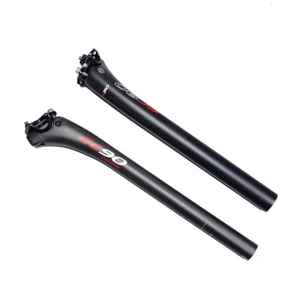 Full Carbon MTB Cycle Seat Post Road Mountain Bike Seatpost 25.4/27.2/30.8/31.6mm 350/400MM Carbon Seatpost