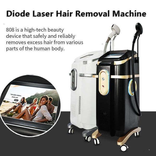 High Power 808Nm Diode Laser Hair Removal Skin Rejuvenation Ice Point Painless Depilation 3 Wavelength 755 808 1064 Upgrade Hair Removal Machin