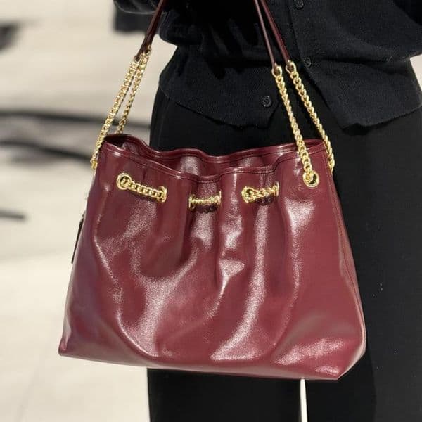 brand chain bag Designer New Suede Drawstring Bag Winter Large shoulder bags Evelyn Luxury Underarm Bag Soft Suede Tote Bag White Casual Satchel Closure Weekend Bag